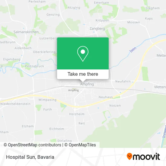 Hospital Sun map