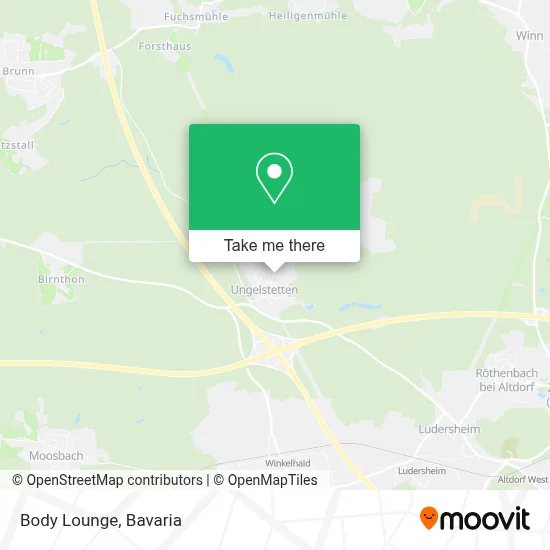 Body Lounge map