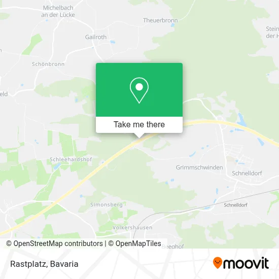Rastplatz map