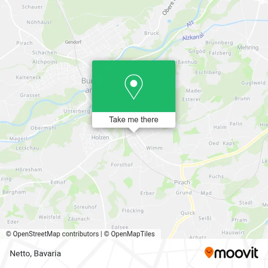 Netto map