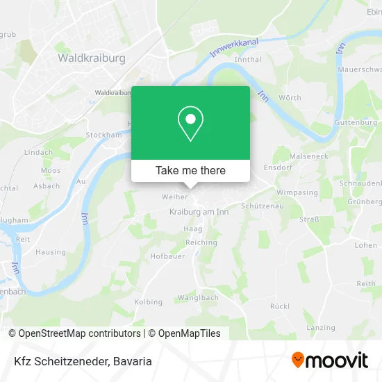 Kfz Scheitzeneder map