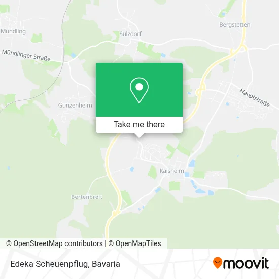 Edeka Scheuenpflug map