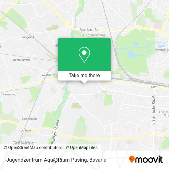 Jugendzentrum Aqu@Rium Pasing map