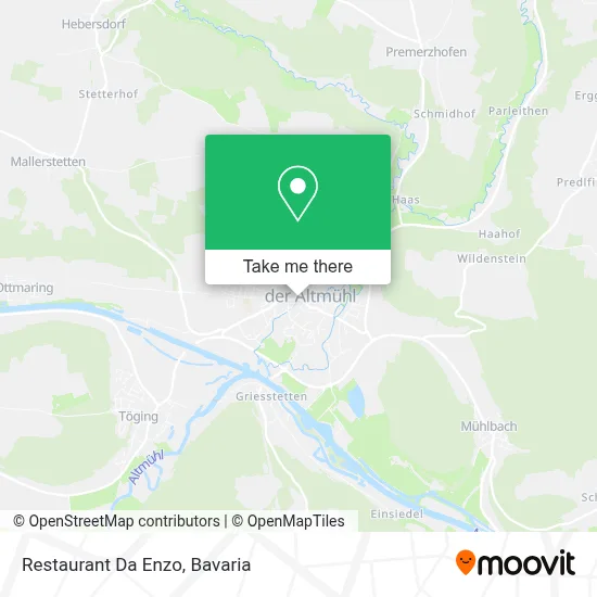 Restaurant Da Enzo map