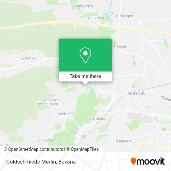 Goldschmiede Merlin map