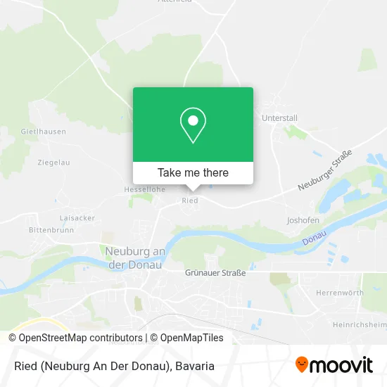 Ried (Neuburg An Der Donau) map