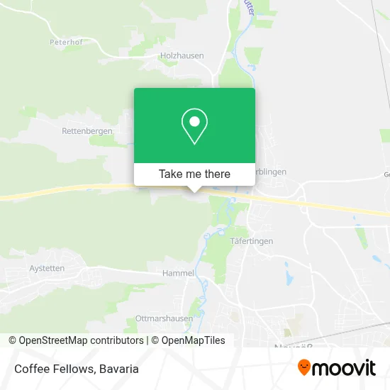 Coffee Fellows map