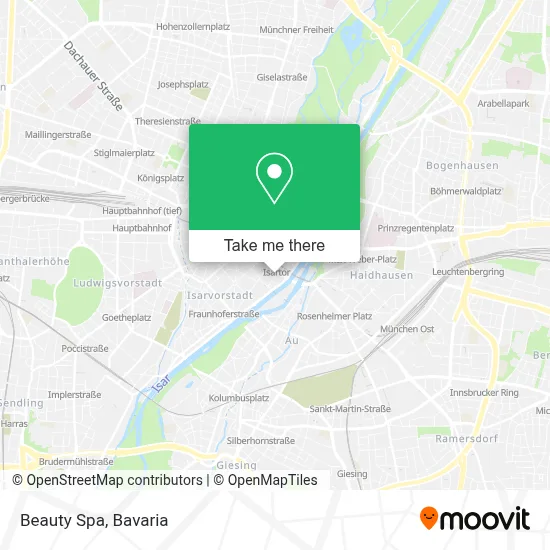 Beauty Spa map