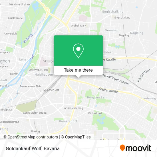 Goldankauf Wolf map