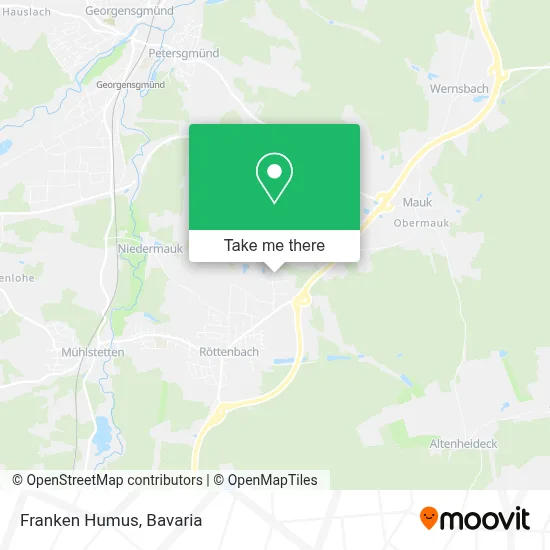 Franken Humus map