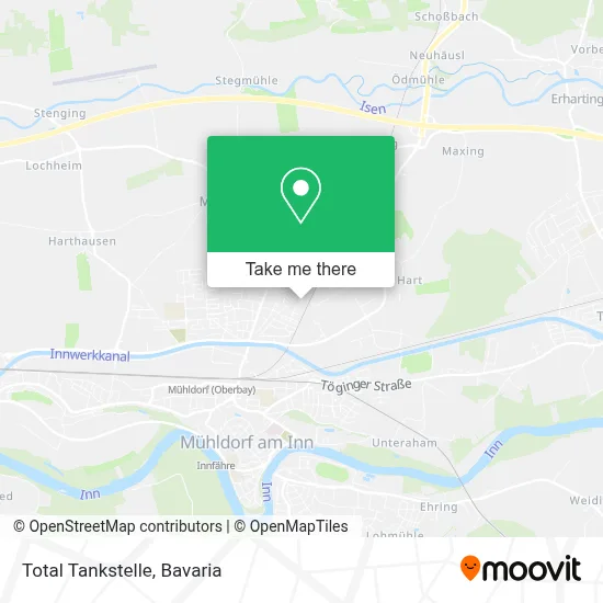 Total Tankstelle map