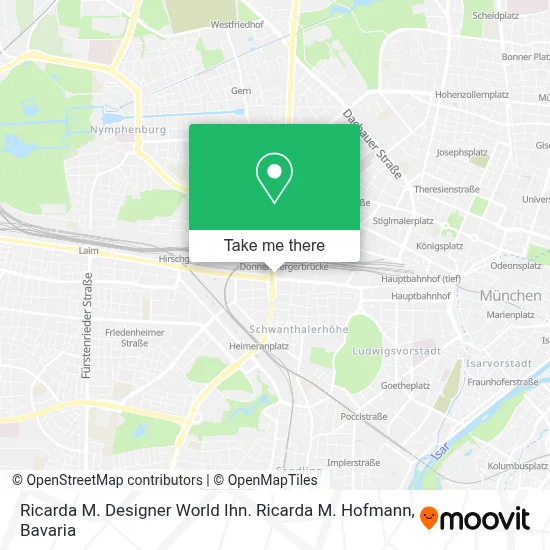 Ricarda M. Designer World Ihn. Ricarda M. Hofmann map