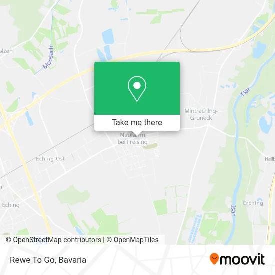 Rewe To Go map