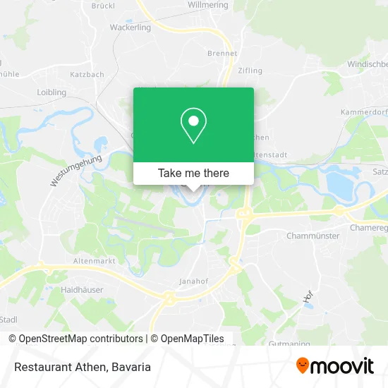 Restaurant Athen map