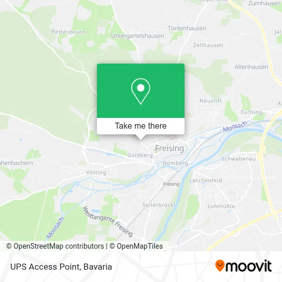 Ups Access Point map