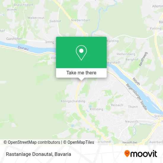 Rastanlage Donautal map