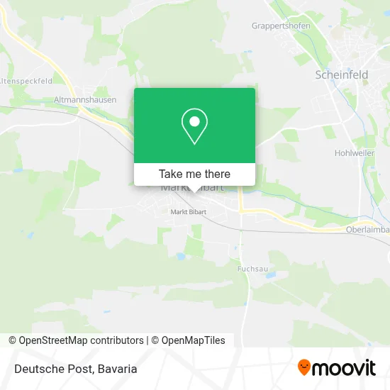 Deutsche Post map