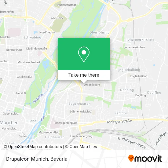 Drupalcon Munich map