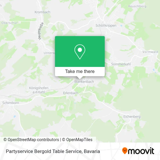 Partyservice Bergold Table Service map