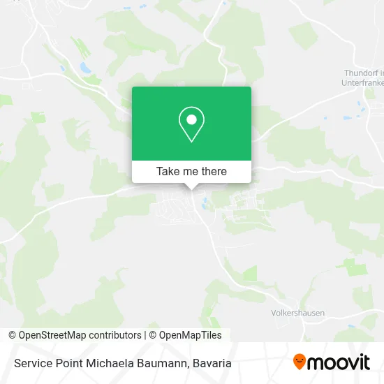 Service Point Michaela Baumann map