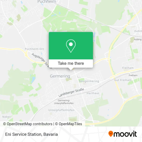 Eni Service Station map