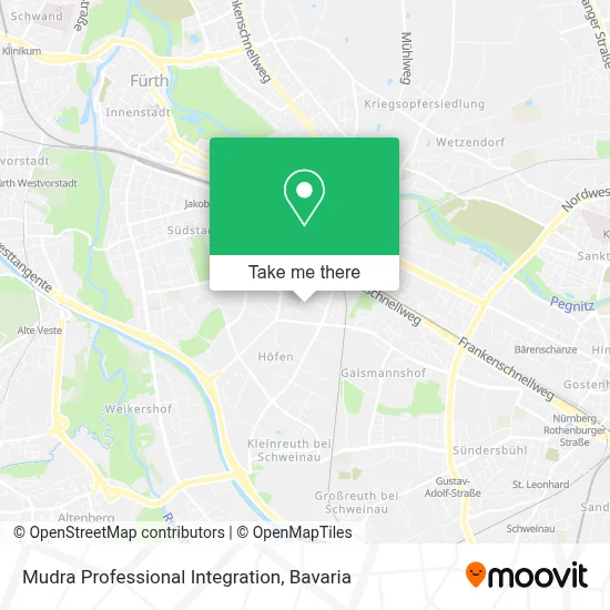 Mudra Professional Integration map
