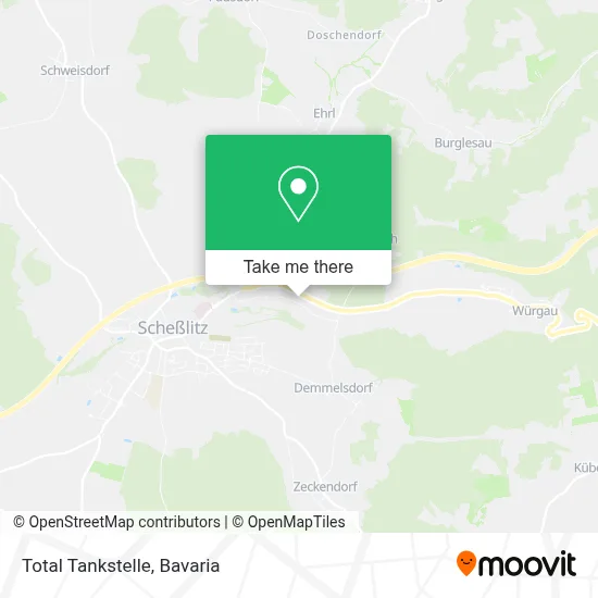 Total Tankstelle map