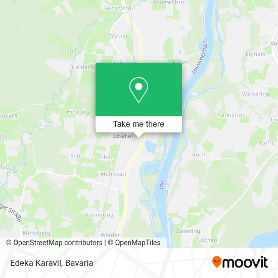 Edeka Karavil map