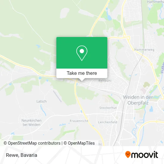 Rewe map