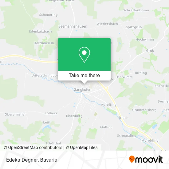 Edeka Degner map