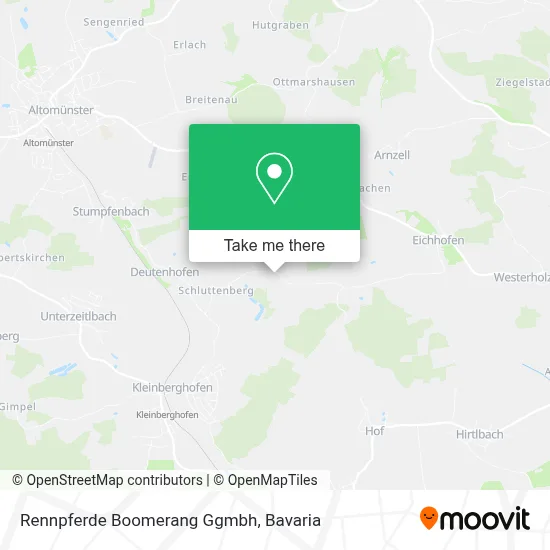 Rennpferde Boomerang Ggmbh map