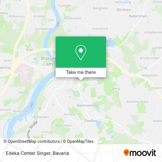 Edeka Center Singer map