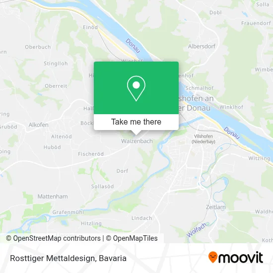 Rosttiger Mettaldesign map