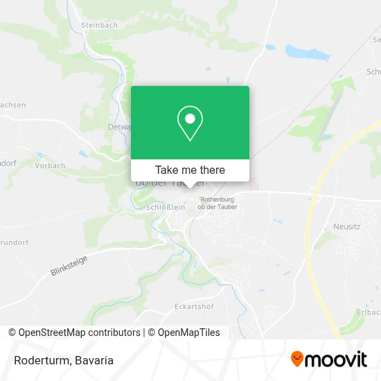 Roderturm map
