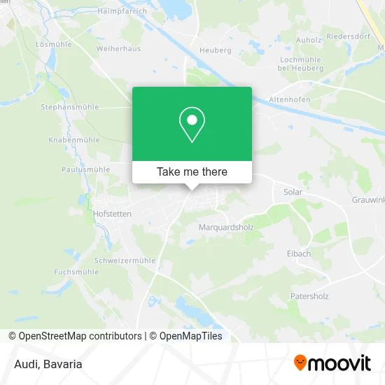 Audi map