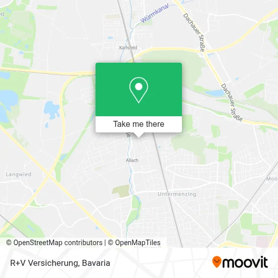 R+V Versicherung map