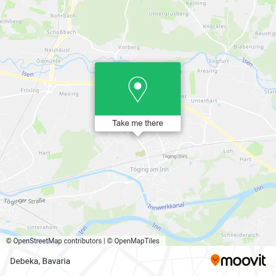 Debeka map