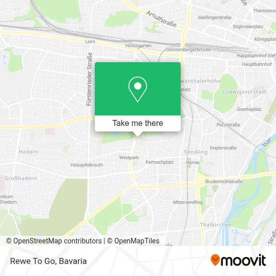 Rewe To Go map