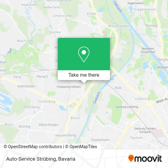 Auto-Service Strübing map