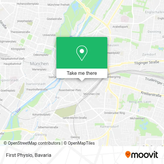 First Physio map