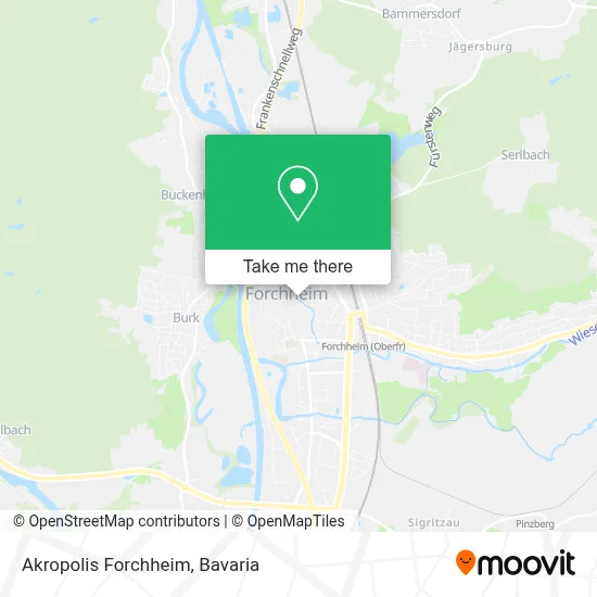 Akropolis Forchheim map