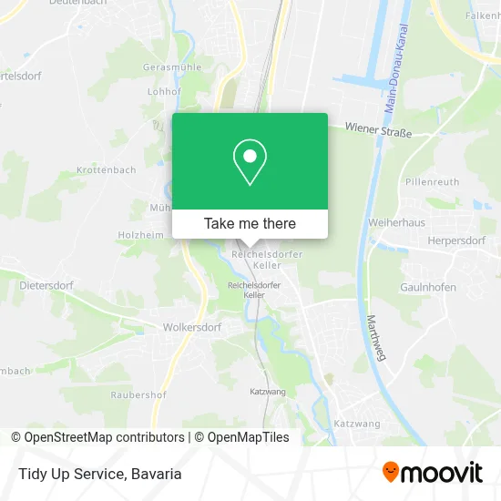Tidy Up Service map