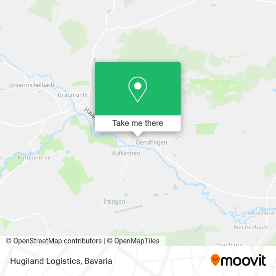 Hugiland Logistics map