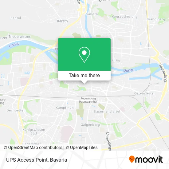 Ups Access Point map