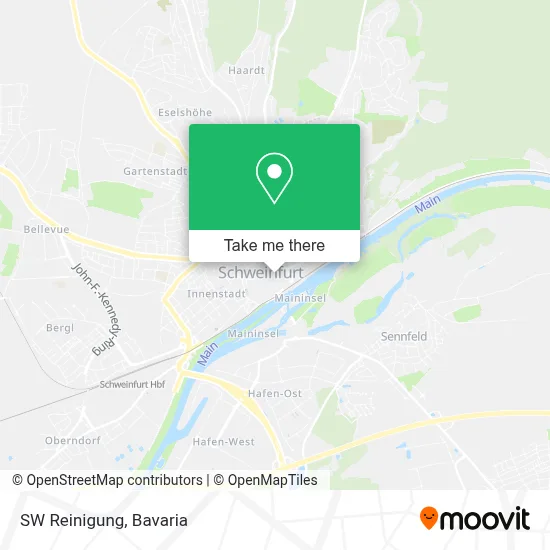 SW Reinigung map