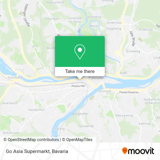 Go Asia Supermarkt map