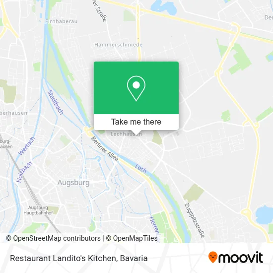 Restaurant Landito's Kitchen map