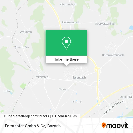 Forsthofer Gmbh & Co map