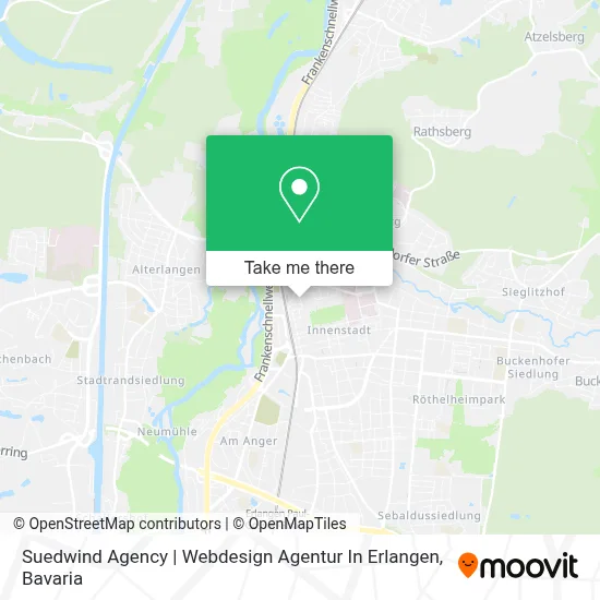 Suedwind Agency | Webdesign Agentur In Erlangen map