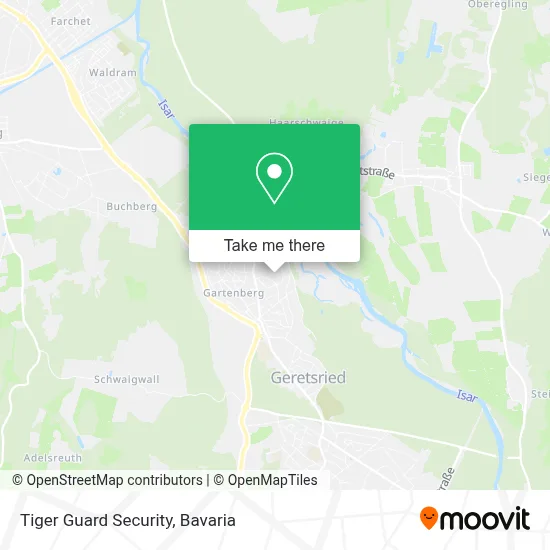 Tiger Guard Security map